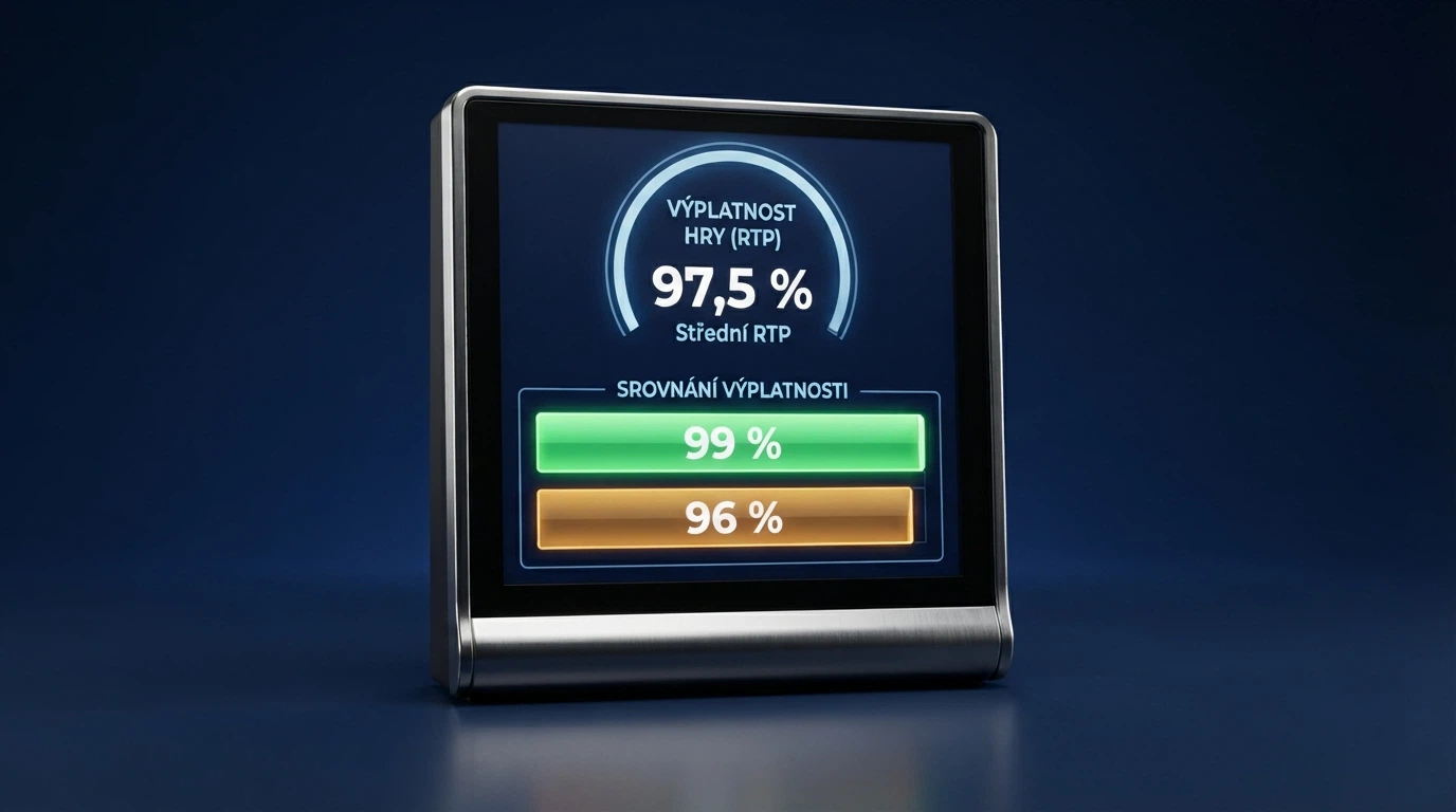 Výběr online automatů s vyznačenou hodnotou RTP